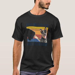 T-shirt Meilleur père de chien de bétail australien pour h
