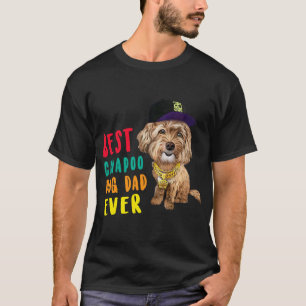 T-shirt Meilleur père de chien de Cavapo jamais Fête des