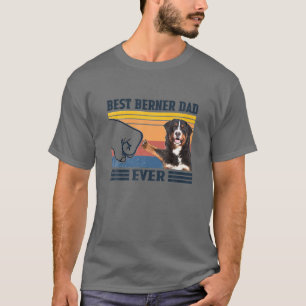 T-shirt Meilleur Père de chien de montagne bernois jamais