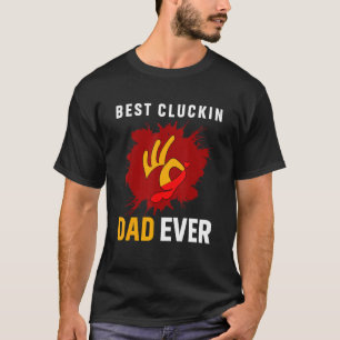 T-shirt Meilleur Père De Cluckin Jamais Farmer Chasse Prés