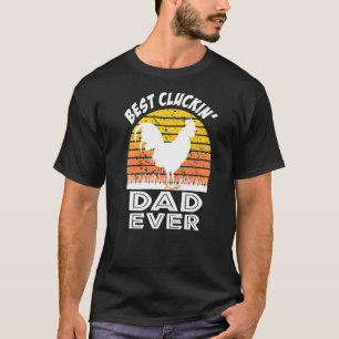 T-shirt Meilleur Père de Cluckin Jamais Garçons Ferme Anim