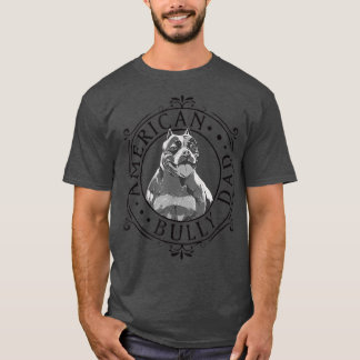 T-shirt Meilleur père de taureau américain jamais Vintage