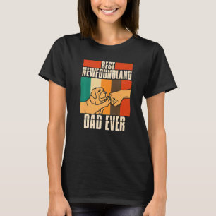 T-shirt Meilleur père de Terre-Neuve jamais