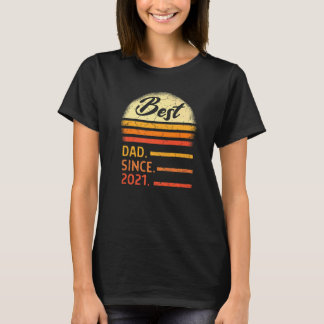 T-shirt Meilleur Père Depuis 2021 Fête des pères De Son Da