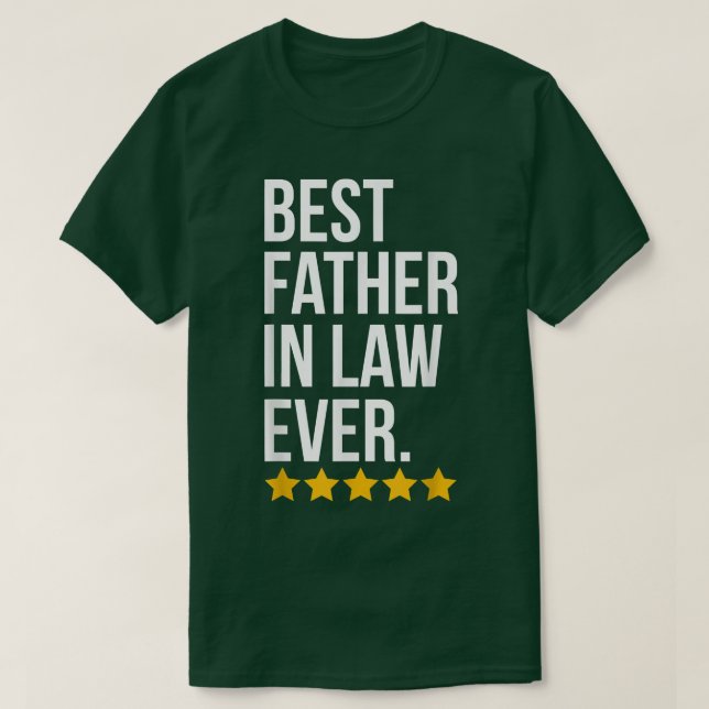 T-shirt Meilleur Père En Droit Jamais Famille Drôle Père I (Design devant)