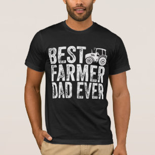 T-shirt Meilleur Père Fermier Jamais - Père Agricole