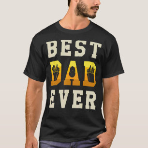 T-shirt Meilleur Père Jamais Français Fries Pomme de terre