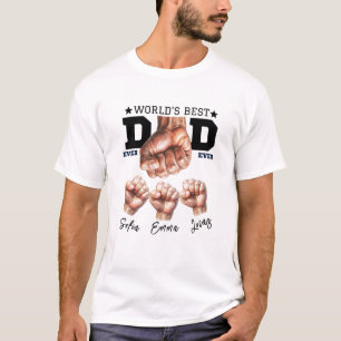 T-shirt Meilleur Père Mug personnalisé – Fête des Pères