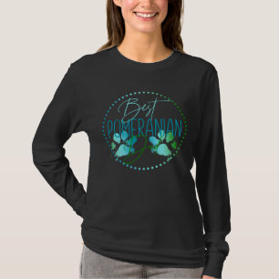T-shirt Meilleur Père Poméranien Propriétaire Chien Aimer