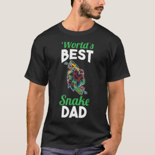 T-shirt Meilleur Père Serpent Monde