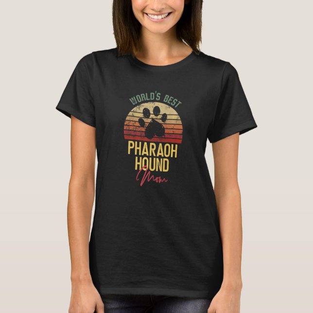 T-shirt Meilleur Pharaon Hound Maman du monde (Devant)
