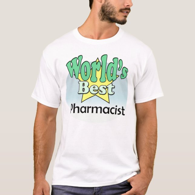 T-shirt Meilleur pharmacien du monde (Devant)