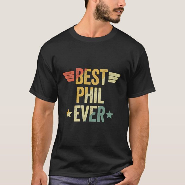 T-shirt Meilleur Phil jamais (Devant)