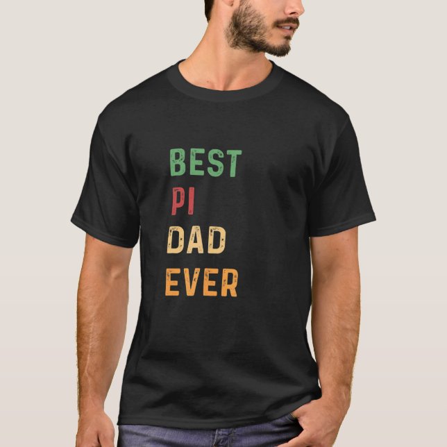 T-shirt Meilleur PI Papa Jamais Eye privé Chercheur privé (Devant)