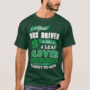 T-shirt Meilleur Pilote De Bus Difficile De Trouver Un Ami