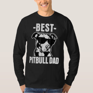T-shirt Meilleur Pitbull Papa Funny Pit Bull Dog Mens