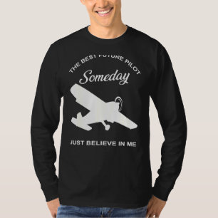 T-shirt Meilleur Plan Pilote Futur