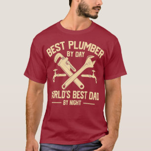 T-shirt Meilleur Plumber graphique Cadeau de naissanceDay 
