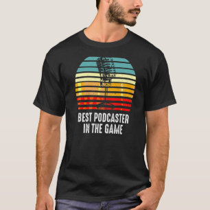 T-shirt Meilleur Podcaster Podcasting Interview Radio Cont