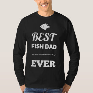 T-shirt Meilleur poisson papa garder Aquarist Aquarium Gar
