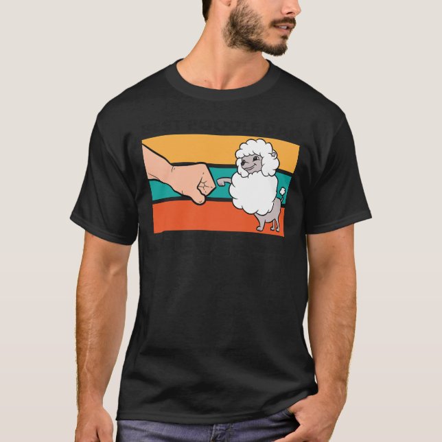 T-shirt Meilleur Poodle Papa Jamais Poodle Papa Poodle Pap (Devant)