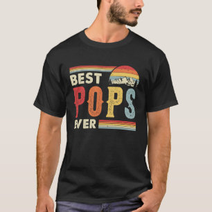 T-shirt Meilleur Pops Jamais Hommes Vintage Retro Décorati