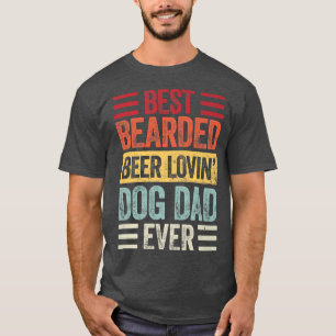 T-shirt Meilleur Porte-bière Lovin Chien Papa Amoureux des