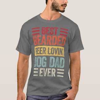 T-shirt Meilleur Porte-bière Lovin Chien Papa Amoureux des