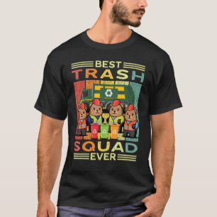 T-shirt Meilleur poste d'ordures de nuit Conducteur de cam