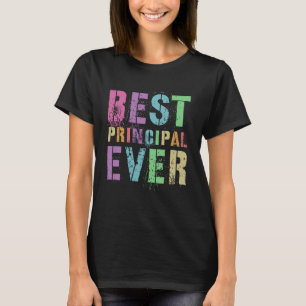 T-shirt MEILLEUR PRINCIPAL JAMAIS Merci Hello Summer Appre