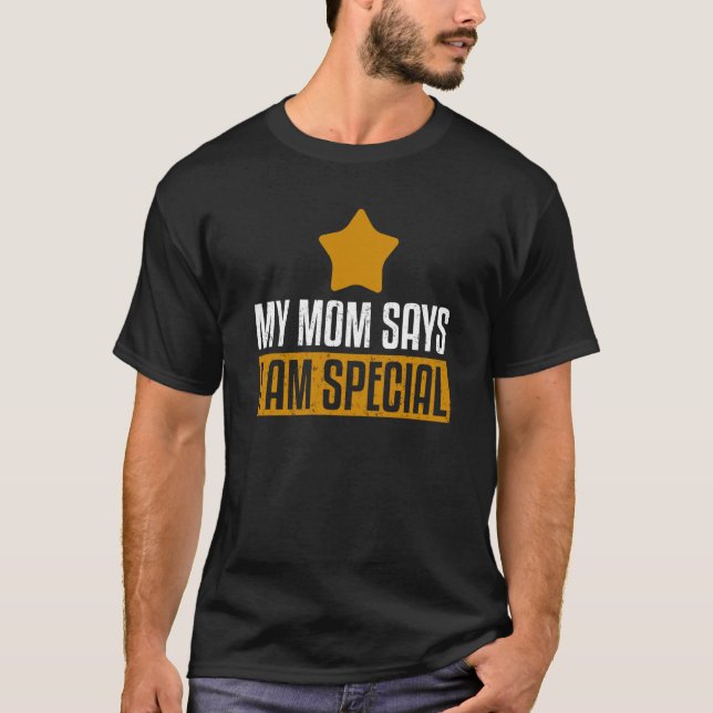 T-shirt Meilleur Prix Maman Famille Heureuse Ma Maman Dit  (Devant)