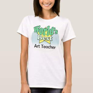 T-shirt Meilleur professeur d'art au monde