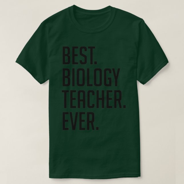 T-shirt Meilleur professeur de biologie toujours enseignan (Design devant)
