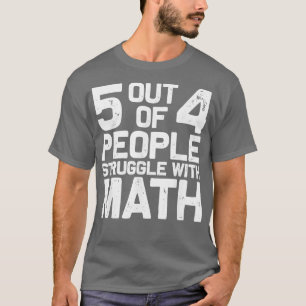 T-shirt Meilleur professeur de maths art hommes femmes mat
