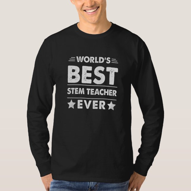 T-shirt Meilleur professeur de sciences, technologie, ingé (Devant)
