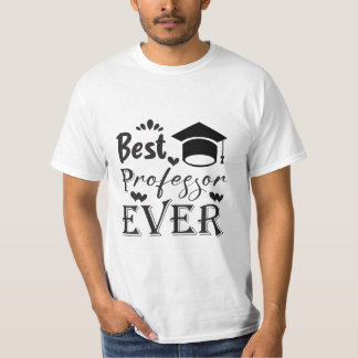 T-shirt Meilleur professeur Ever, cadeau pour le professeu