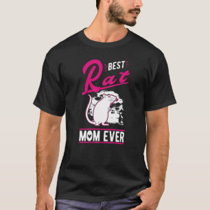 T-shirt Meilleur Rat Maman jamais