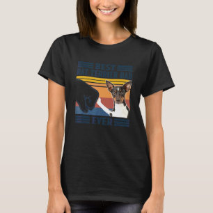 T-shirt Meilleur Rat Meilleur Rat Terrier Papa Jamais Chie