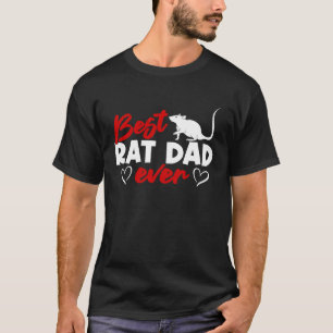 T-shirt Meilleur Rat Papa jamais pour le propriétaire Rat