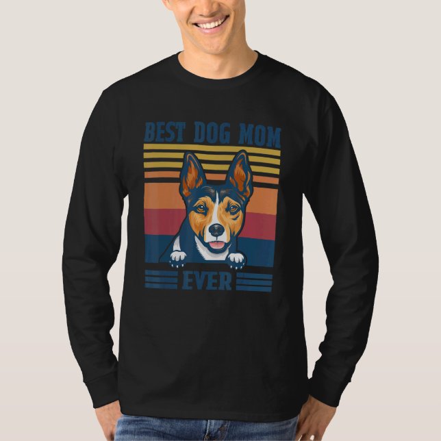 T-shirt Meilleur Rat Terrier Maman Ever Chien Maman Fête d (Devant)