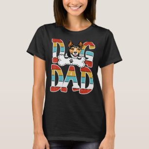 T-shirt Meilleur Rat Terrier Papa Rat Terrier Fête des pèr
