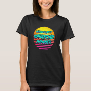 T-shirt Meilleur responsable marketing mondial