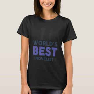 T-shirt Meilleur romancier du monde 1