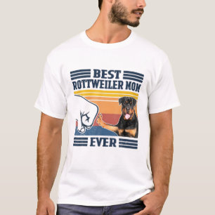 T-shirt Meilleur Rottweiler Maman Jamais Drôle Chien Maman