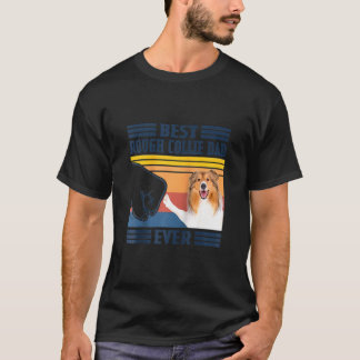 T-shirt Meilleur Rough Collie Papa Jamais Fête des pères N