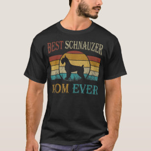 T-shirt Meilleur Schnauzer Maman Ever Fête des Mères Chien