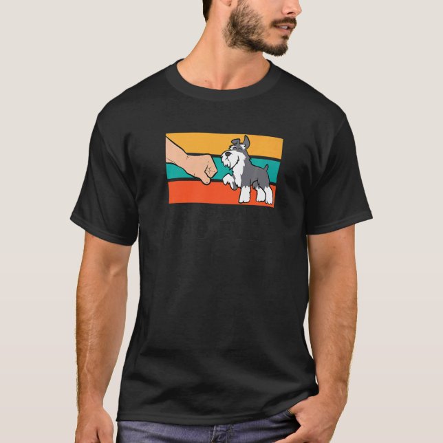 T-shirt Meilleur Schnauzer Papa Jamais Schnauzer Chien Pap (Devant)