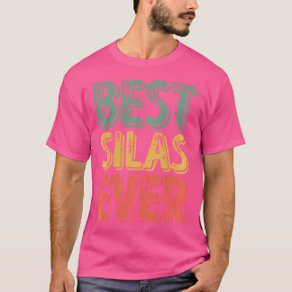 T-shirt Meilleur Silas Toujours Drôle Personnalisé Prénom 
