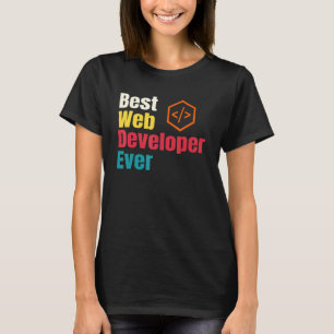 T-shirt Meilleur site Web Développeur Programmeur Codeur O