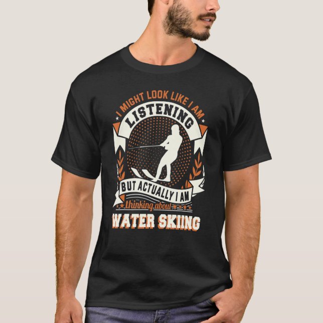 T-shirt Meilleur ski nautique ski nautique (Devant)
